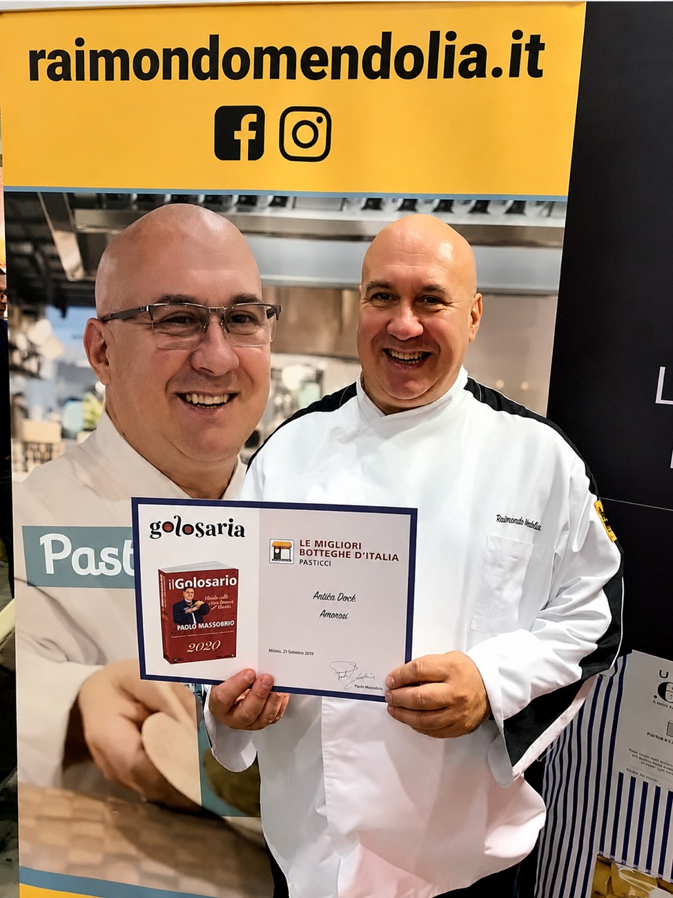Raimondo Mendolia con certificazione professionale